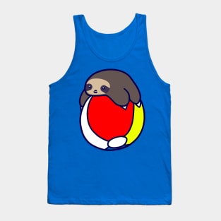 Beach Ball Sloth Tank Top